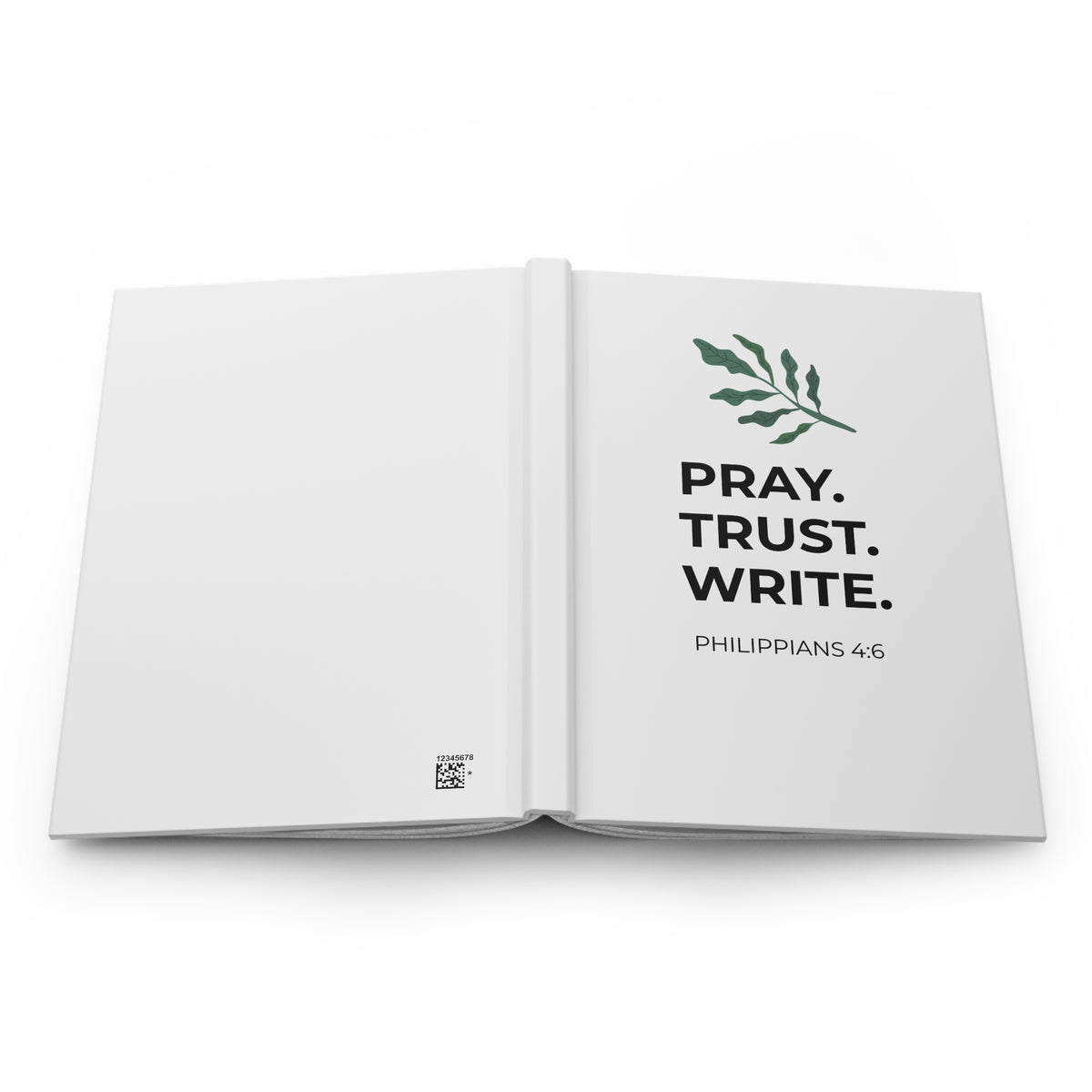 Pray Trust Write Christian Journal | Philippians 4:6 Lined Notebook