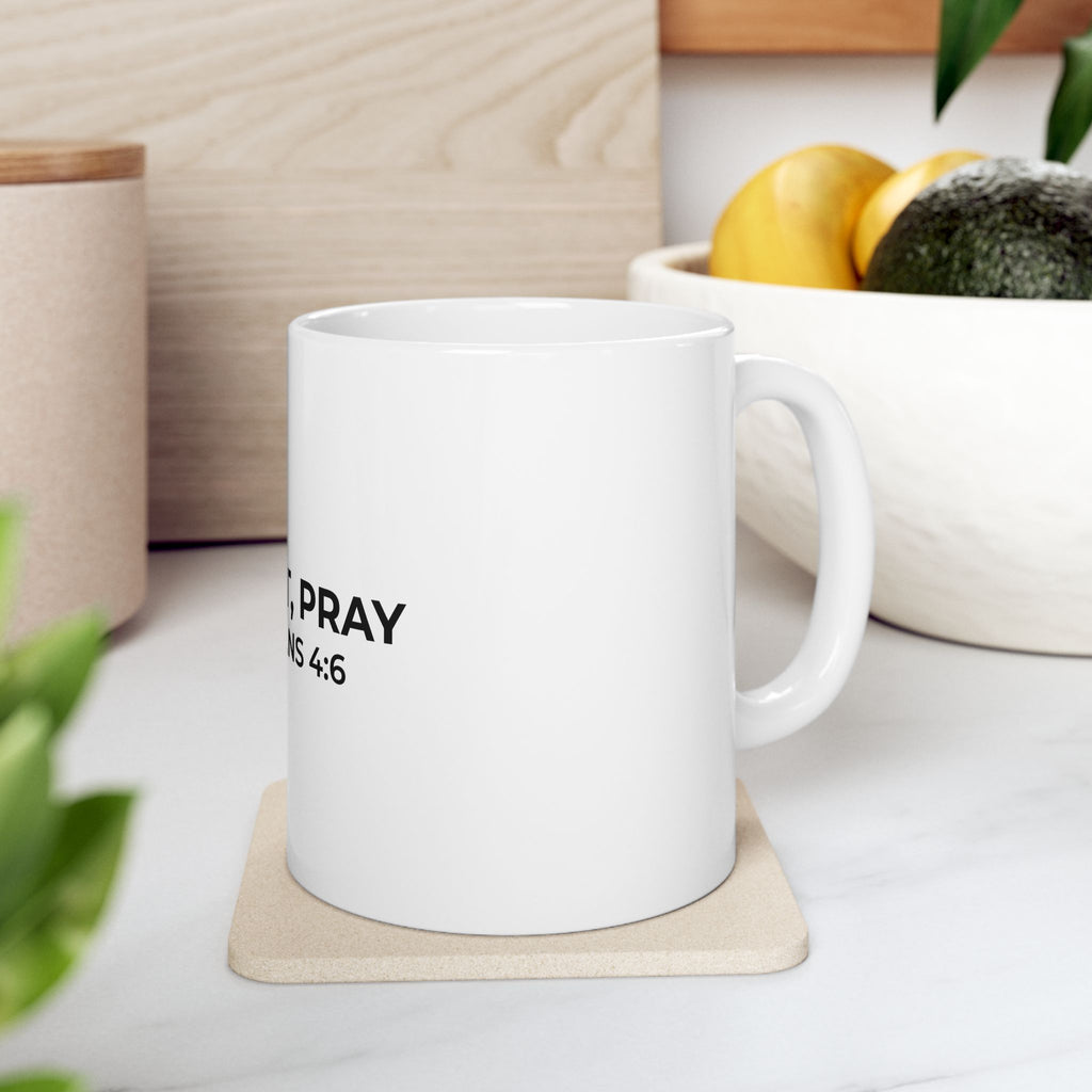 But First, Pray Mug | Philippians 4:6 Christian Coffee Mug (11oz & 15oz)