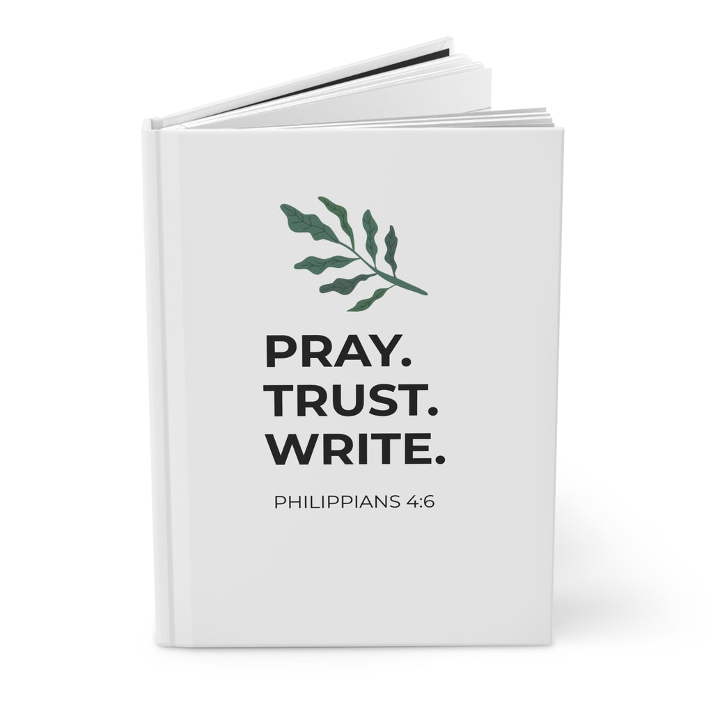 Pray Trust Write Christian Journal | Philippians 4:6 Lined Notebook