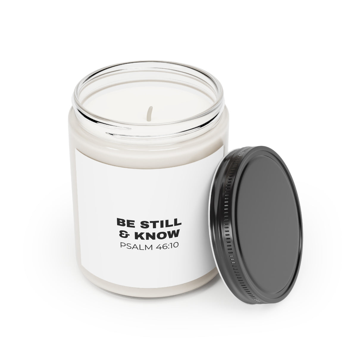 Be Still & Know Christian Scented Candle | Psalm 46:10 (9oz)