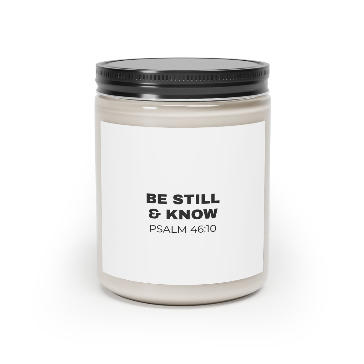 Be Still & Know Christian Scented Candle | Psalm 46:10 (9oz)