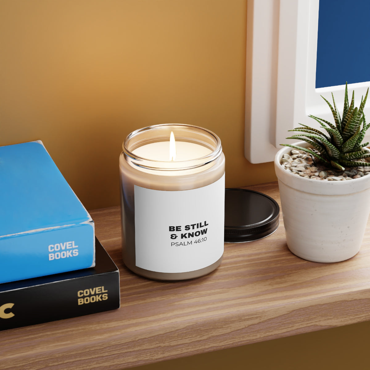Be Still & Know Christian Scented Candle | Psalm 46:10 (9oz)