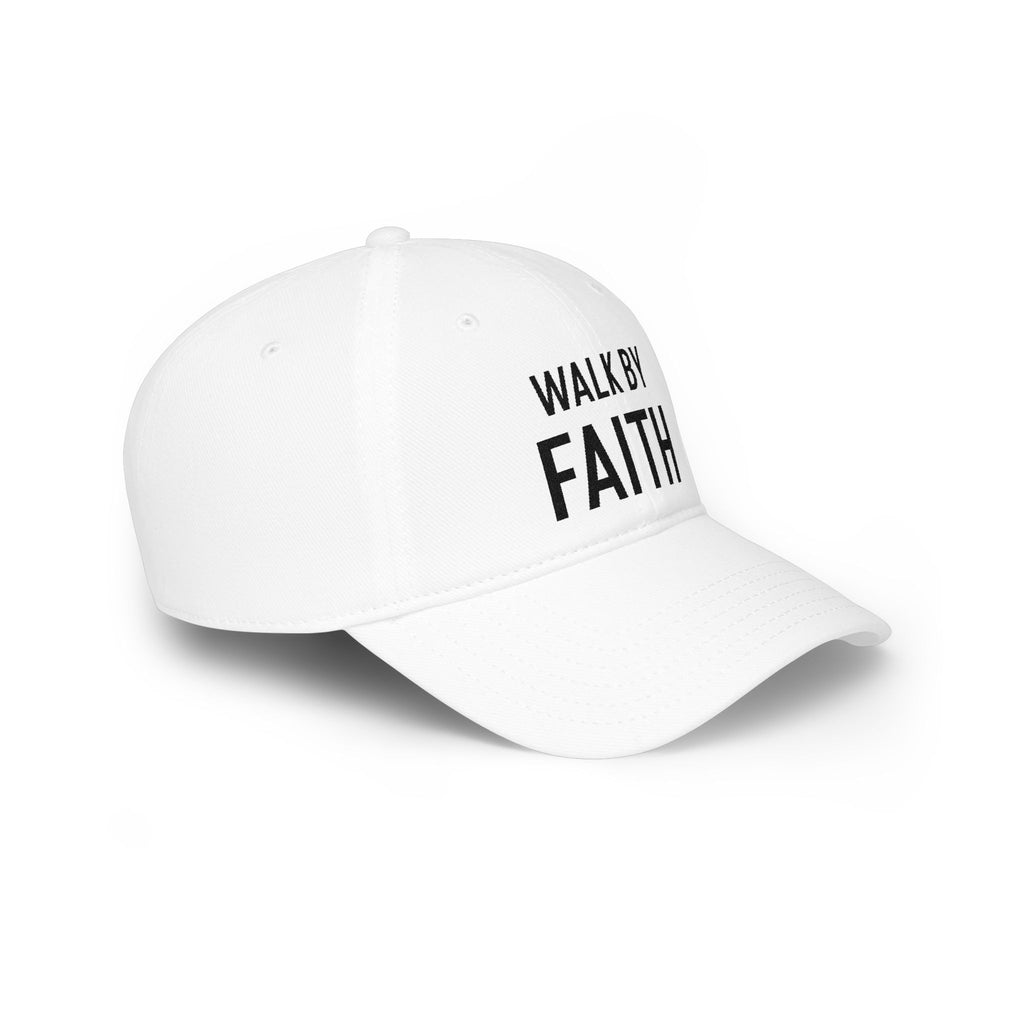 Walk By Faith Embroidered Baseball Cap | Christian Faith Hat