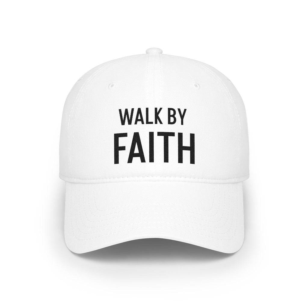Walk By Faith Embroidered Baseball Cap | Christian Faith Hat