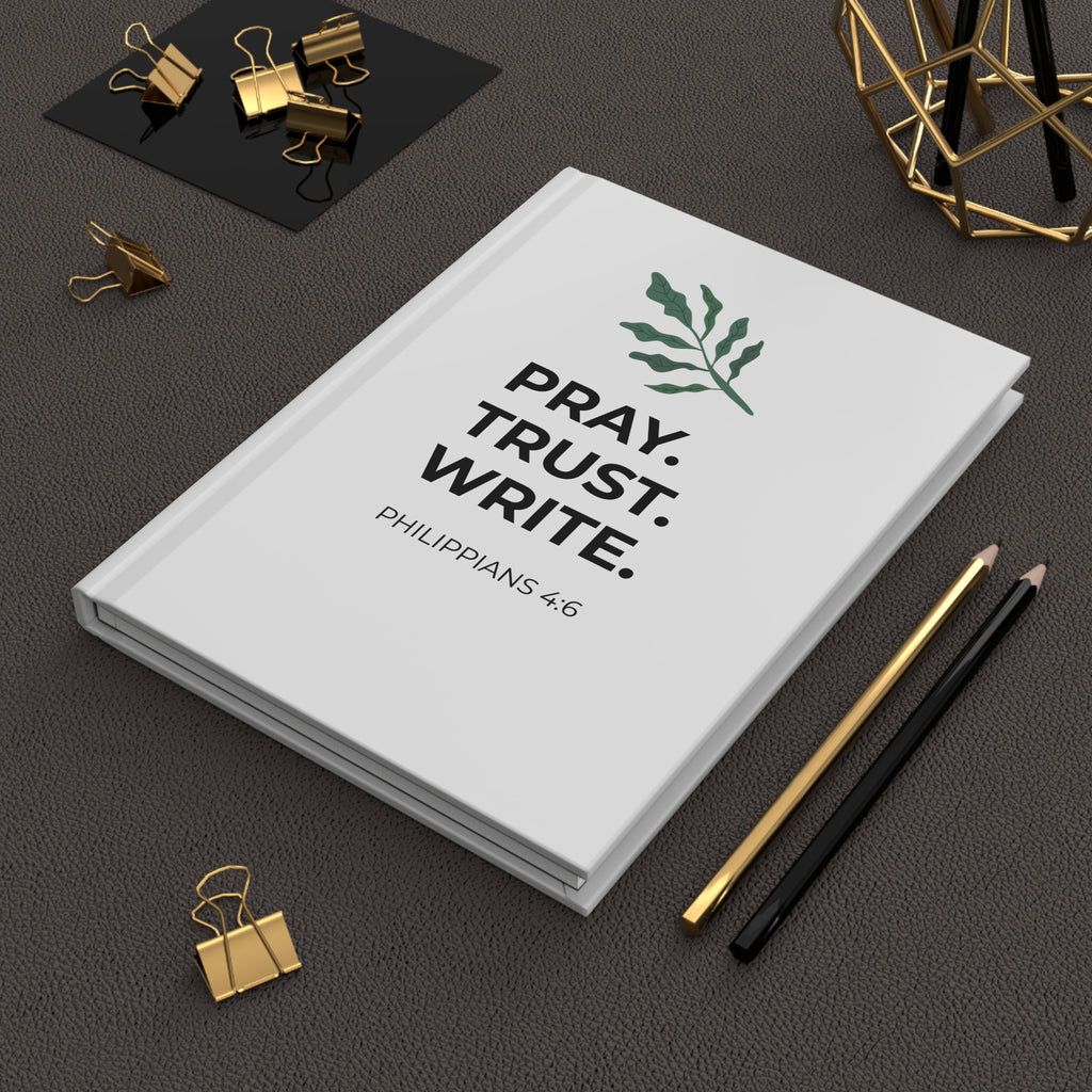 Pray Trust Write Christian Journal | Philippians 4:6 Lined Notebook